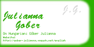 julianna gober business card