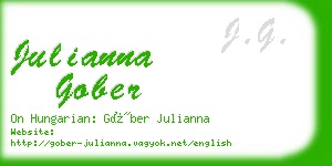 julianna gober business card